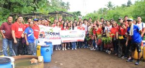 Phoenix Petroleum plants more than 3000 seedlings Mindanao