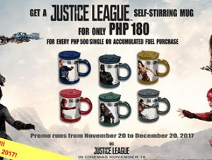 Phoenix Petroleum Justice League self-stiring mugs promo extended