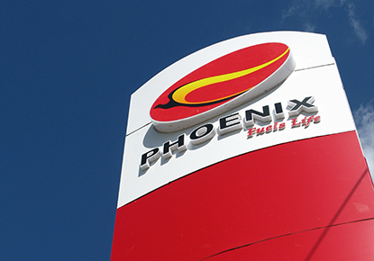 Phoenix Gas Station Tall Signage