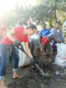 Phoenix participates in Coastal clean up at Bgry. Punta Taytay, Bacolod