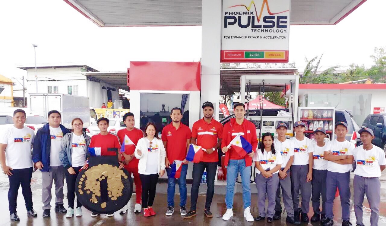 Siklab Atleta donation drive launch at Phoenix Multinational, Parañaque station on Independence Day 2018.