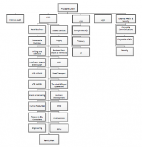 Phoenix Petroleum Organizational Chart December 2018