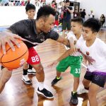 Phoenix PULSE Fuel Masters Basketball Camp - Calvin Abueva in defense