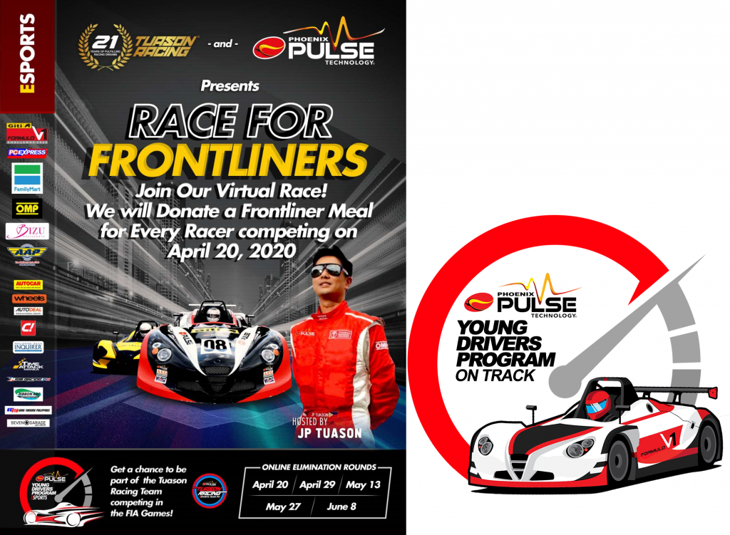 Phoenix, Tuason launch online racing tournament