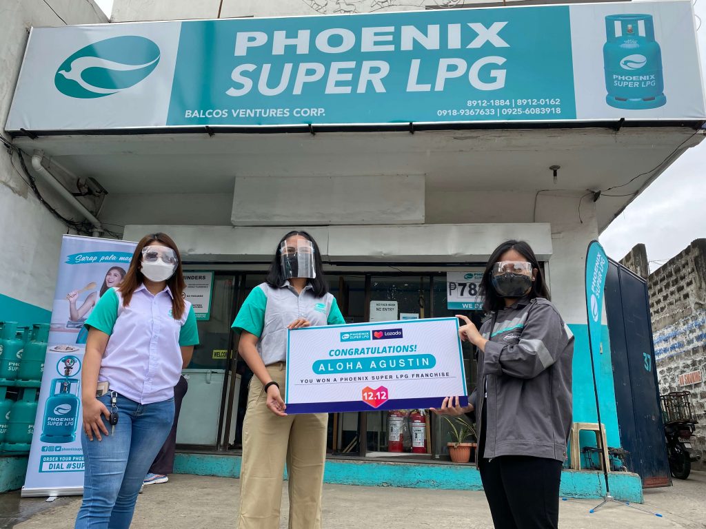 Phoenix SUPER LPG awards promo winner with free SUPER Hub franchise package