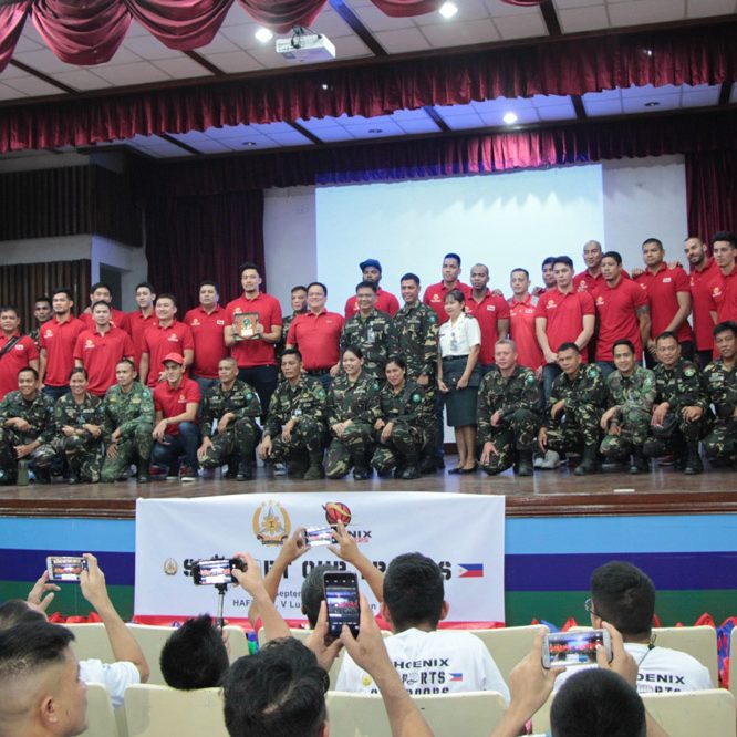 Phoenix Fuel Masters visit injured Marawi soldiers