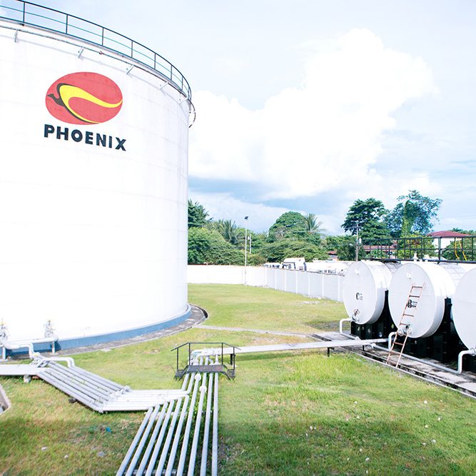 Phoenix Petroleum tanks in one of its depots